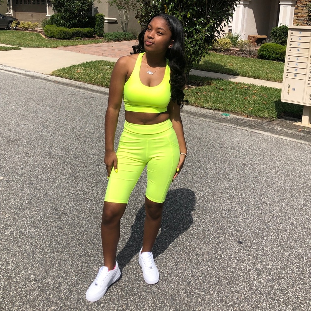 Neon Biker Set